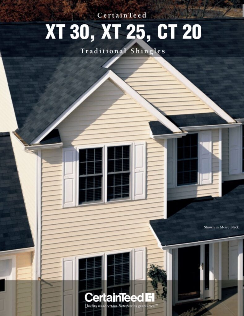 Certainteed XT25 Roofing Brochure